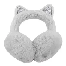 Женские Мультяшные кошачьи уши, ветрозащитные теплые регулируемые наушники
