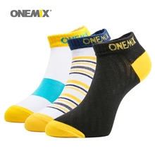 ONEMIX мужские носки для бега, спортивные носки из чистого хлопка, 7 пар/лот, 7 дней носки для улицы, мужские носки, в случайном цвете
