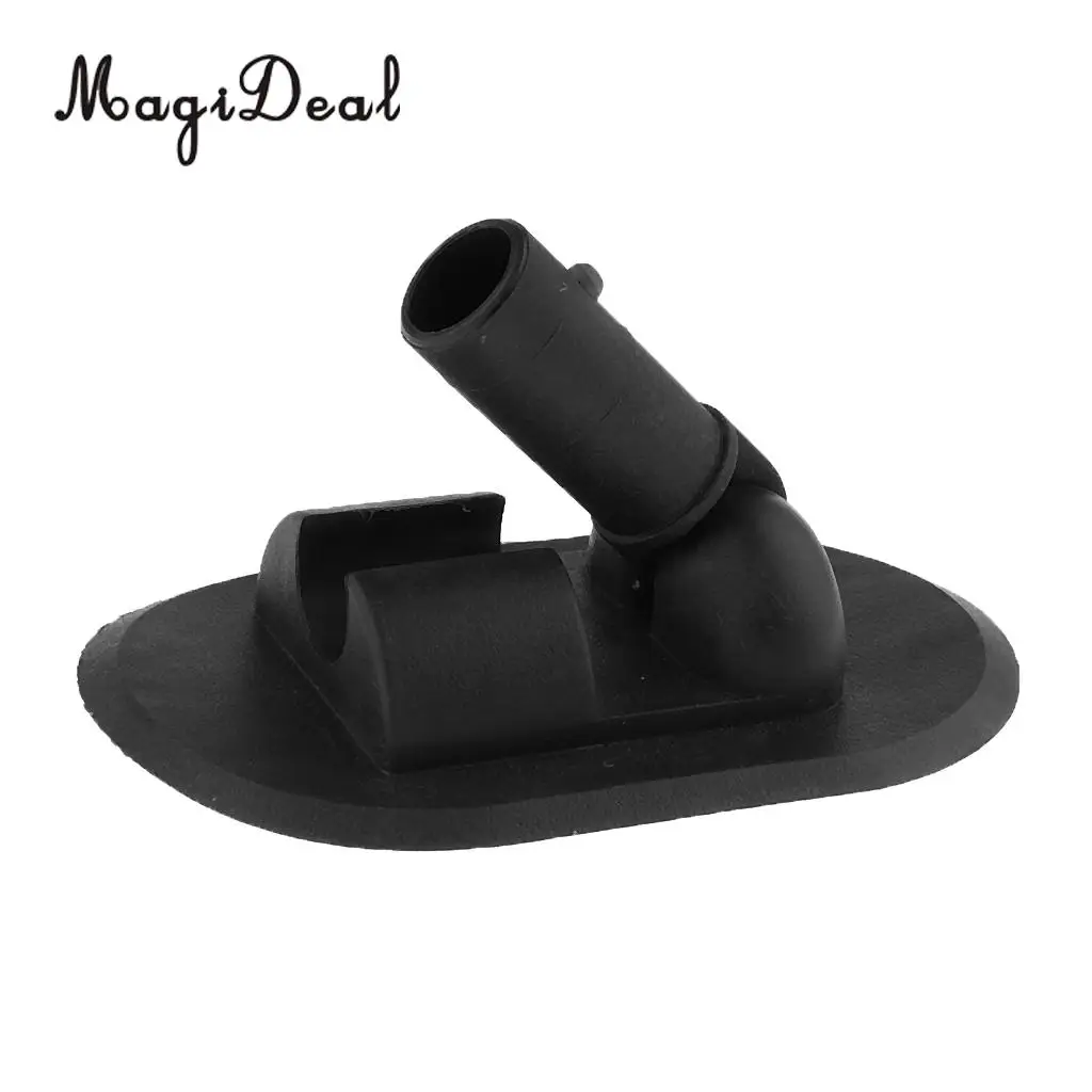MagiDeal Speedboat Fishing Inflatable Boat PVC Awning/ Sun Shade Deck Mount Black