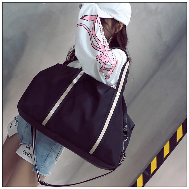 2017 Nylon Gym Bag Men Women Sports Bag For Fitness Travel Luggage Duffel Bags Tote Handbags Training Shoulder Bag For Male
