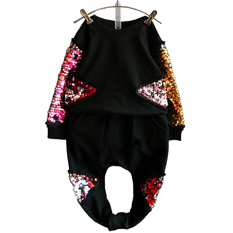 

Humor Bear Girls Clothing Set Autumn Fashion Active Long-Sleeved + Pant 2PCS Suit Girls Set Baby Girls Clothes