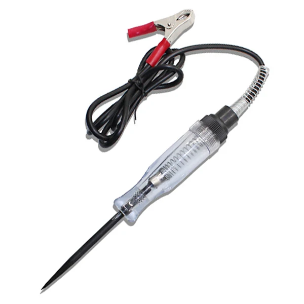 DC электро цепь зонда Тесты er системы контрольная лампа автомобиля Напряжение 6 V/12 V красный зажим
