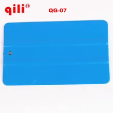 DHL бесплатно 100 шт. Qili QG-07 Синий Мягкий Квадратный скребок жесткий скребок для автостекол мобильный инструмент для установки мини-скребок виниловая оберточная пленка инструмент