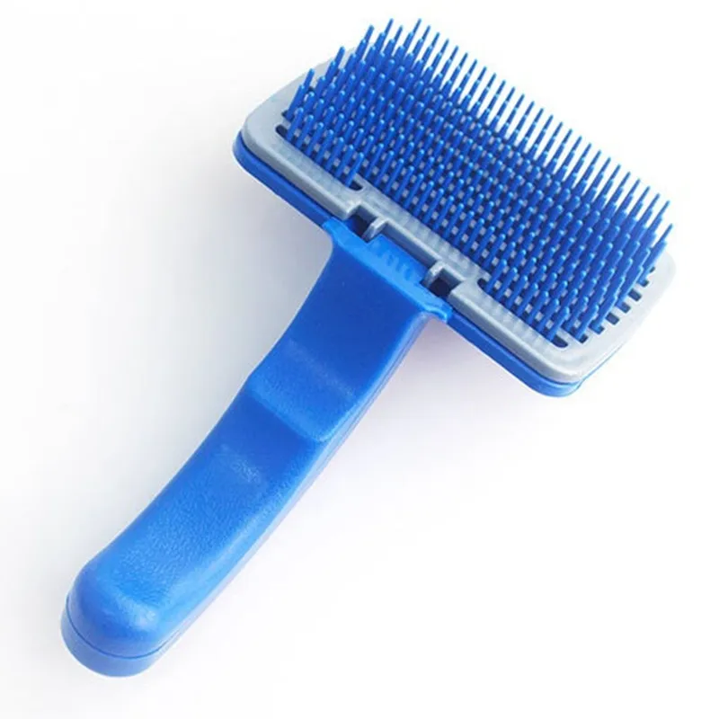 

Dog grooming brush Hair Removal Comb Quick Clean Shedding Brush Puppy Fur Hair Grooming Tools Self Cleaning Slicker Pet Supplies