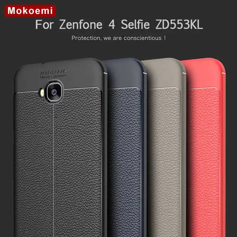 

Mokoemi Lichee Pattern Shock Proof Soft 5.5"For Asus Zenfone 4 Selfie ZD553KL Case For Asus Zenfone 4 Selfie Phone Case Cover