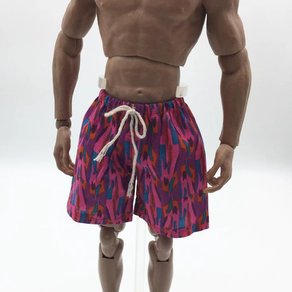 1/6 Scale Men's Beach Pants Shorts for 12 inch Male Action Figure Accessory