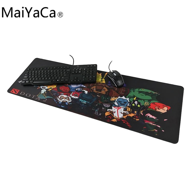  MaiYaCa New Hot dota 2 Cuadro Gamer Mouse pad High Quality Rubber Durable Non-slip Rubber keyboard 