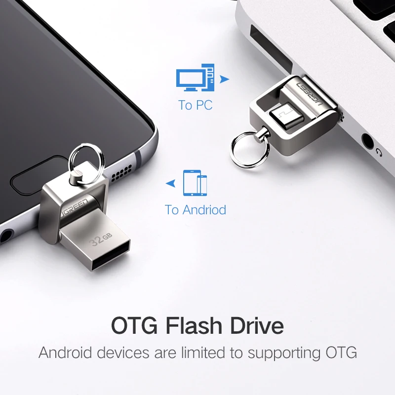 Mini Clé USB 2.0 OTG en métal