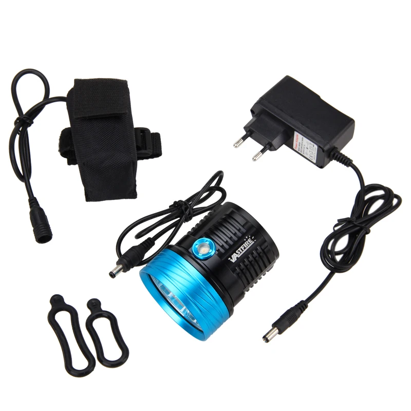 

Rechargeable 20000LM 9X XML T6 LED Front Bicycle Light Bike Headlamp Torch+ Headband+Battery Set