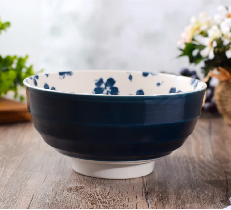 1 шт. японская керамика чаша высокого качества Сделано в Японии Классический с цветами и листьями узорные