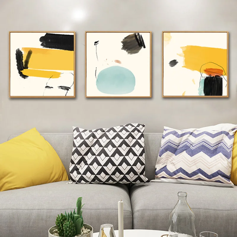 

Fashion Abstract Wall Art Canvas Paintings Posters and Prints POP Pictures Oil Paintings on Canvas for Living Room Home Decor
