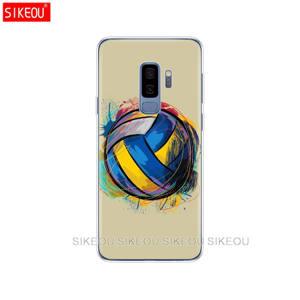 Силиконовый чехол для телефона Samsung Galaxy S9 S8 S7 S6 edge S5 S4 S3 PLUS волейбол спорт|Бамперы| |