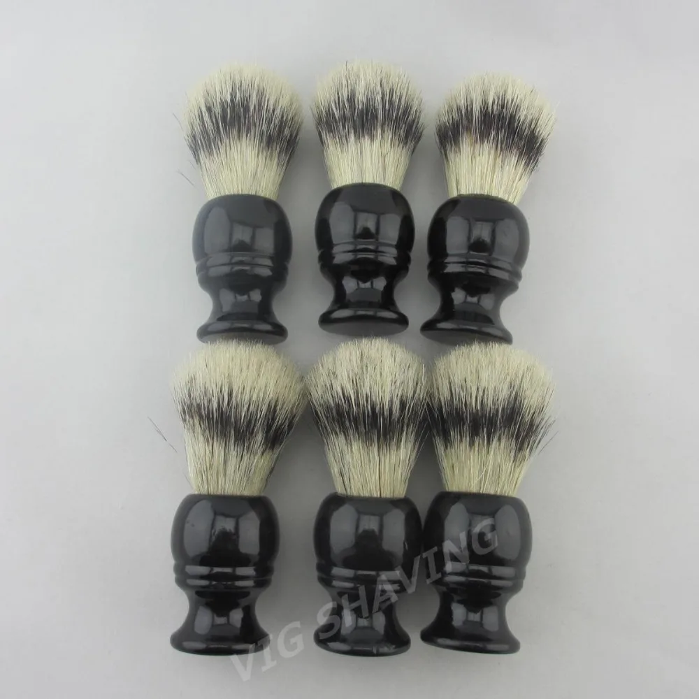 Buy 6pcs/lot Black wood handle 22mm knot Faux badger