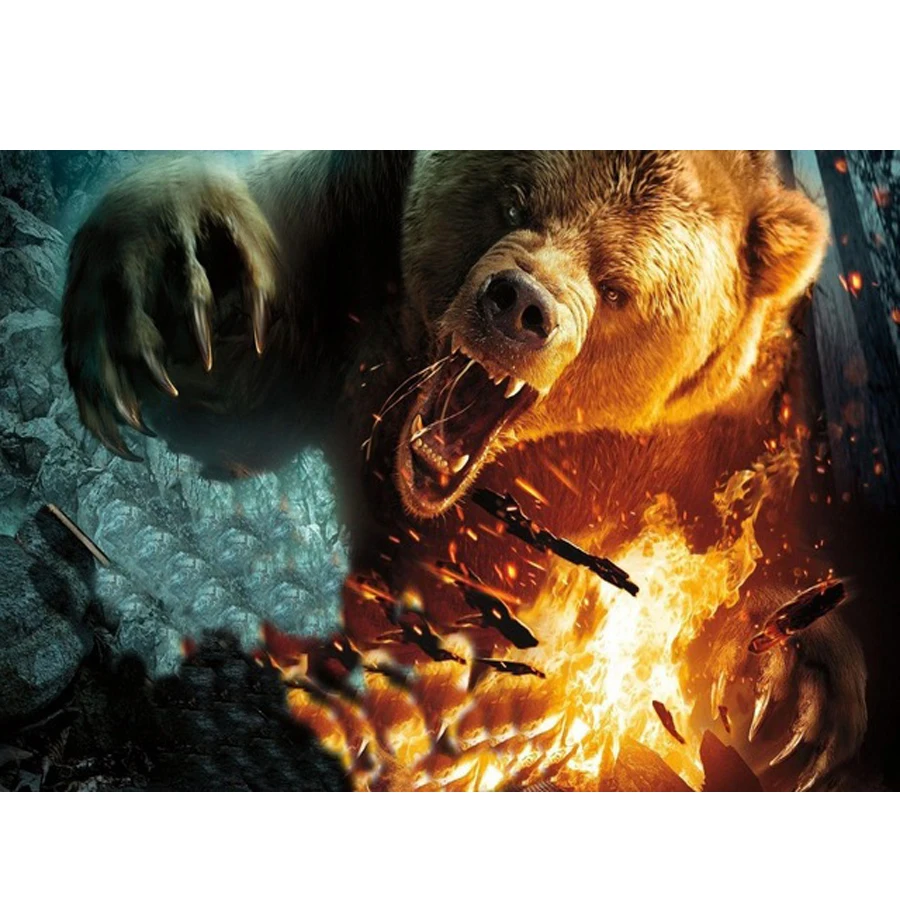 

animals Full Drill Square Diamond 5D DIY Diamond Painting bear Diamond Embroidery Cross Stitch Rhinestone Mosaic Painting