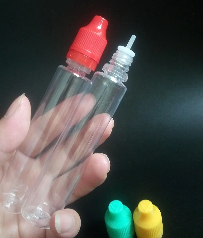 

Pen Style Dropper Bottle PET 30ml Refillable Bottle with Tamper Evident Childproof Cap Plastic E liquid Bottles