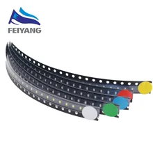 1000 sztuk/partia 5 kolorów SMD 0805 Led Ultra Bright czerwony/zielony/niebieski/żółty/biały woda wyczyść LED Light Diode