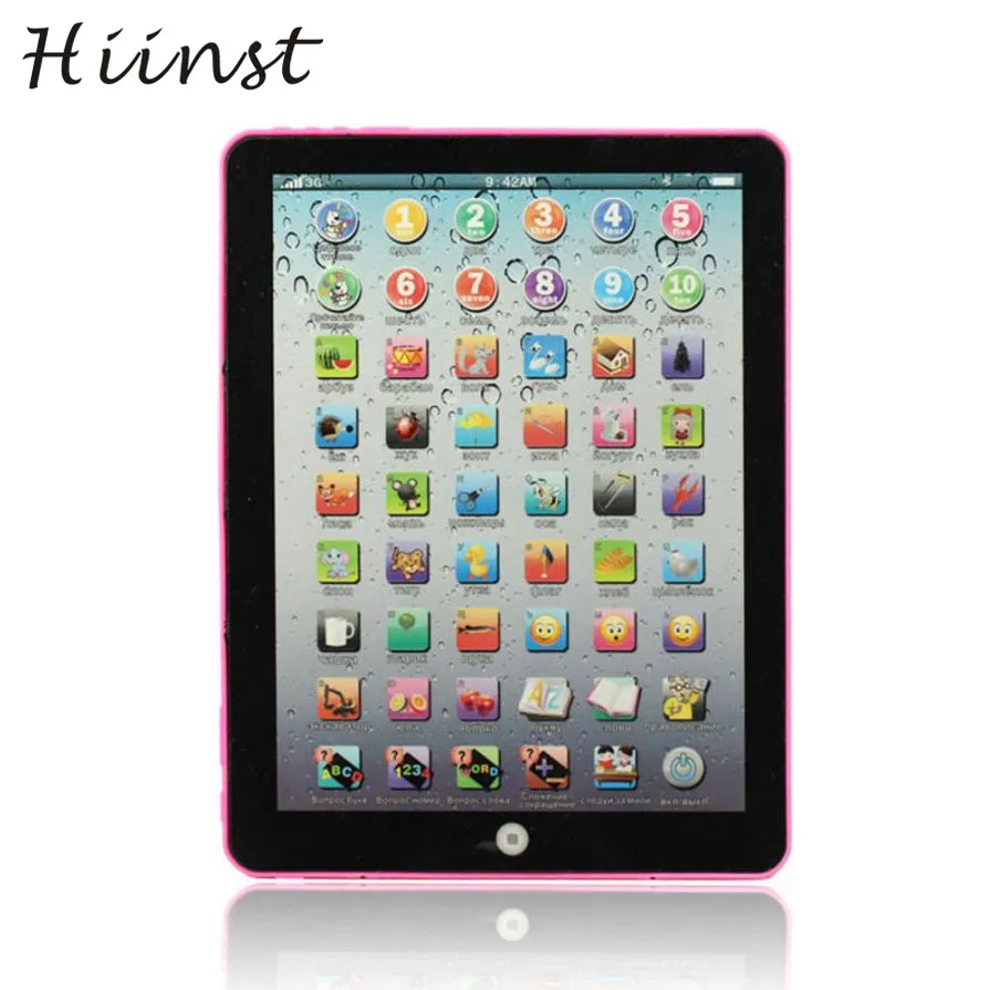 

childred's toys 1PC Russian Computer Learning Education Machine Tablet Toy Gift For Kids New Developmental 17Aug30
