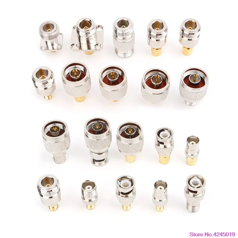 

New 20pcs N Type BNC TNC SMA RF Connector Adapter Kit Test Converter
