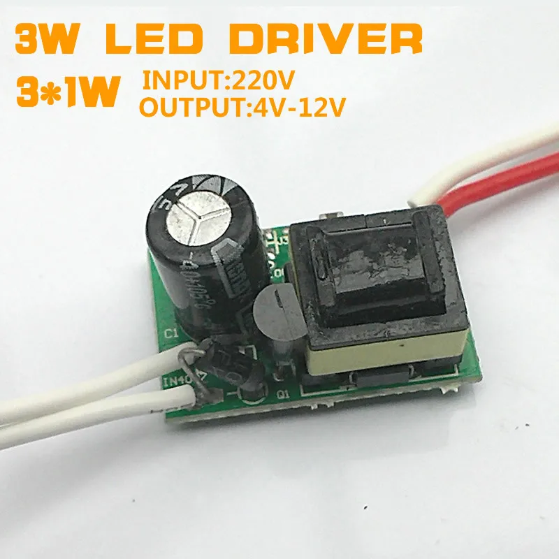 

3*1W LED driver LED Transformer LED lamp driver high power/5730 driver high quality free shipping