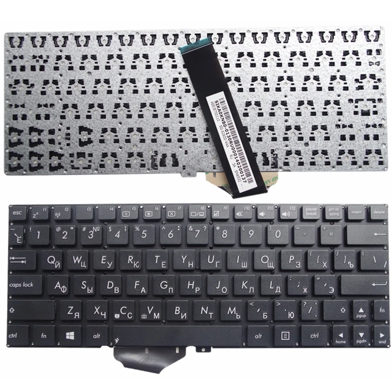 RU Black New Laptop Russia Keyboard FOR ASUS VivoBook X102BA X102