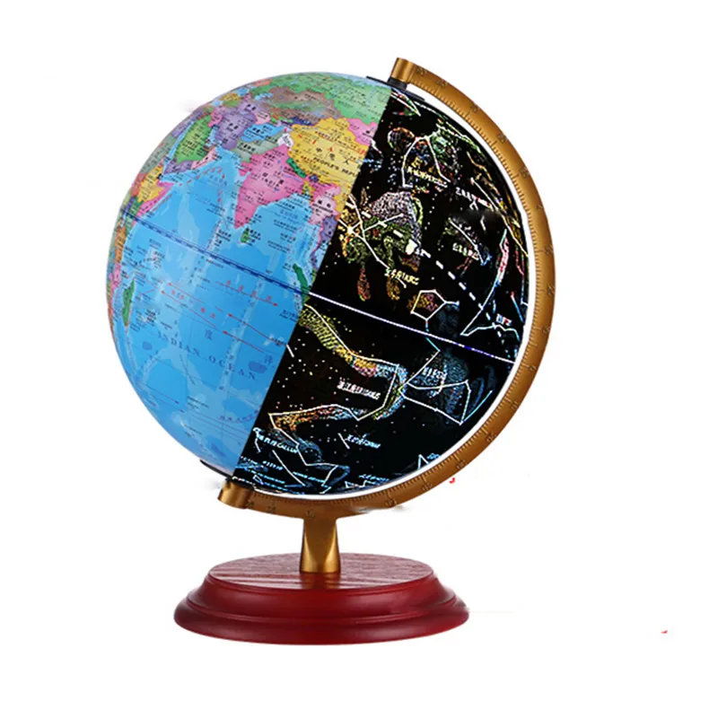 

LED Constellation Tellurion World Globe Light Study Room Office World Map Table Desk Lamp Creative Gift for Child Student Decor