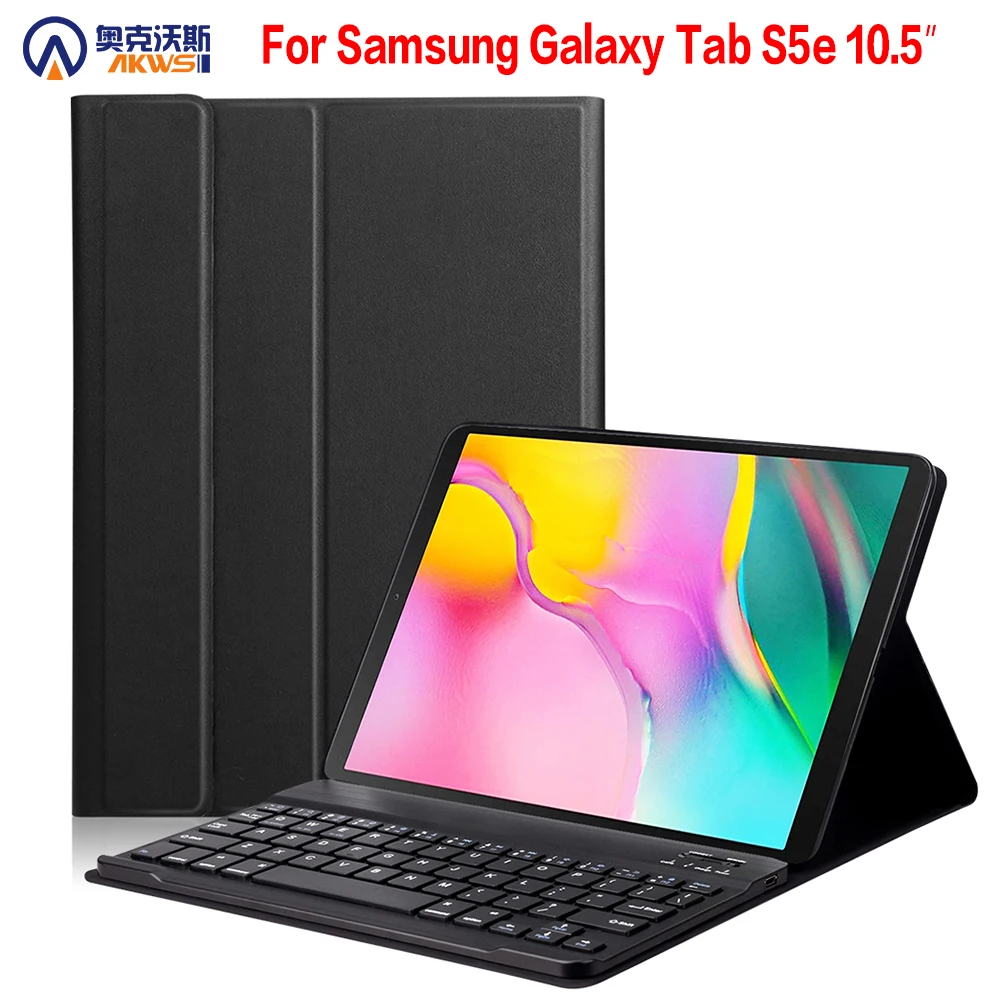 Wireless keyboard case for Samsung Galaxy Tab S5E 2019 SM T720 SM T725 for Galaxy tab S5E 10.5 removable keyboard tablet cover