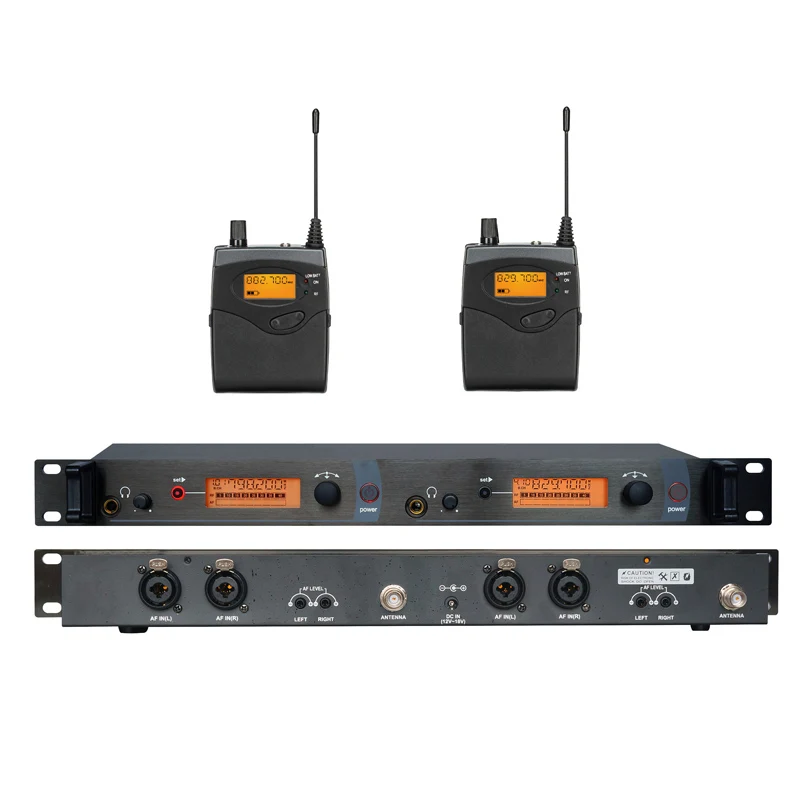 In Ear Monitor Wireless System Twin transmitter