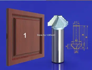 

HQ 1pcs 12.7*21mm(Shank*Blade Width)3D Lace Woodworking CNC Engraving Machine Milling Knife,Wood Cutter Router Bit Knives 1#