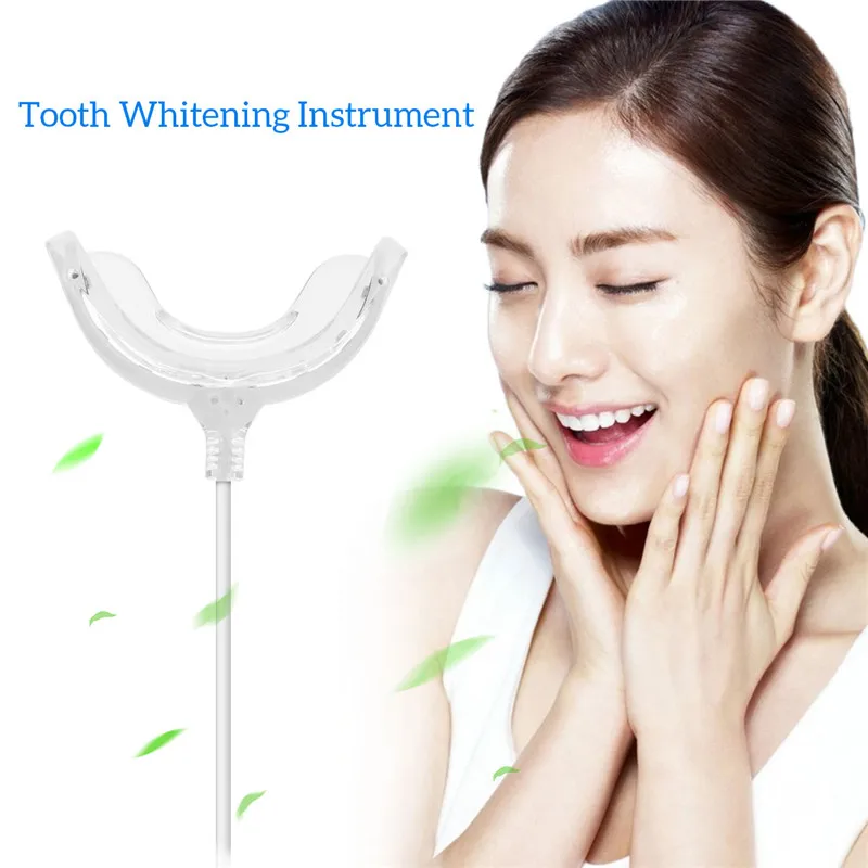 16 Blue LED Cold Light Teeth Whitening Instrument USB Dental