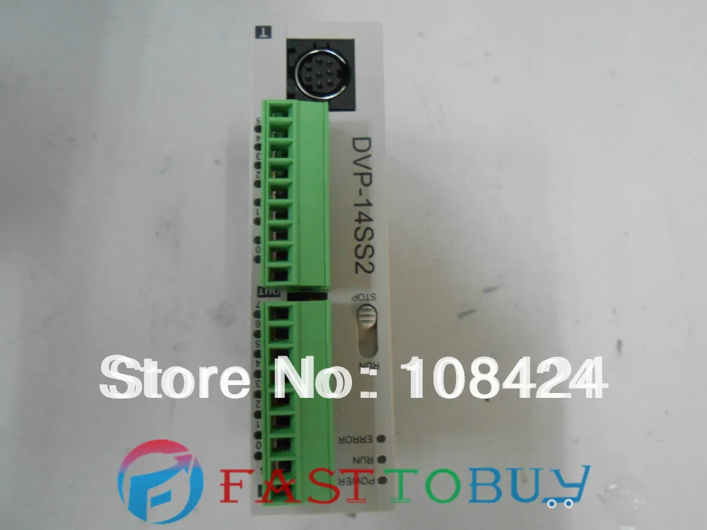 

DVP14SS211T Delta PLC SS2 series DC power 14-point 8DI 6DO(NPN transistor) with programming cable