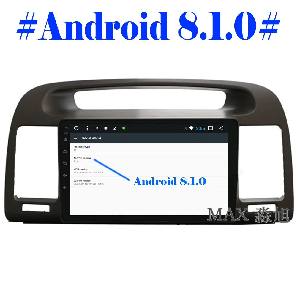Top MAX GPS Navigation System 2G 32G Android 8.1 Car DVD Player for Toyota Camry 2002 2003 2004 2005 2006 Car Radio RDS 4G/WiFi SWC 1