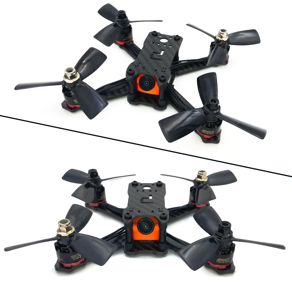 PHISITAL Beetle PX3 130mm Drone Quadcopter Carbon Fiber Frame for FPV RC Racing/3mm main plate/2.5-3 inch propeller