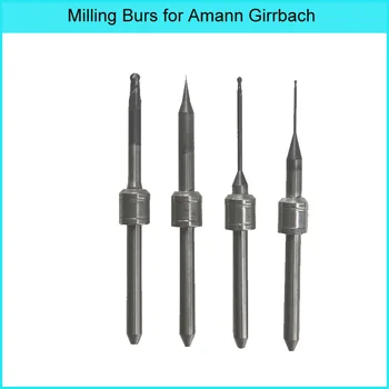 

Vsmile DLC Coating Amann Girrbach Dental Milling bur Tungsten Carbide Dental Lab burs, 0.3mm zirconia milling burs XM