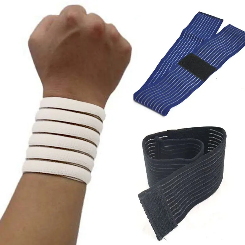 

1 PC 3 Colors Outdoor Sports Wrist Brace Wrap Support Gym Strap Elastic Wristband Bandage Wrist Protector