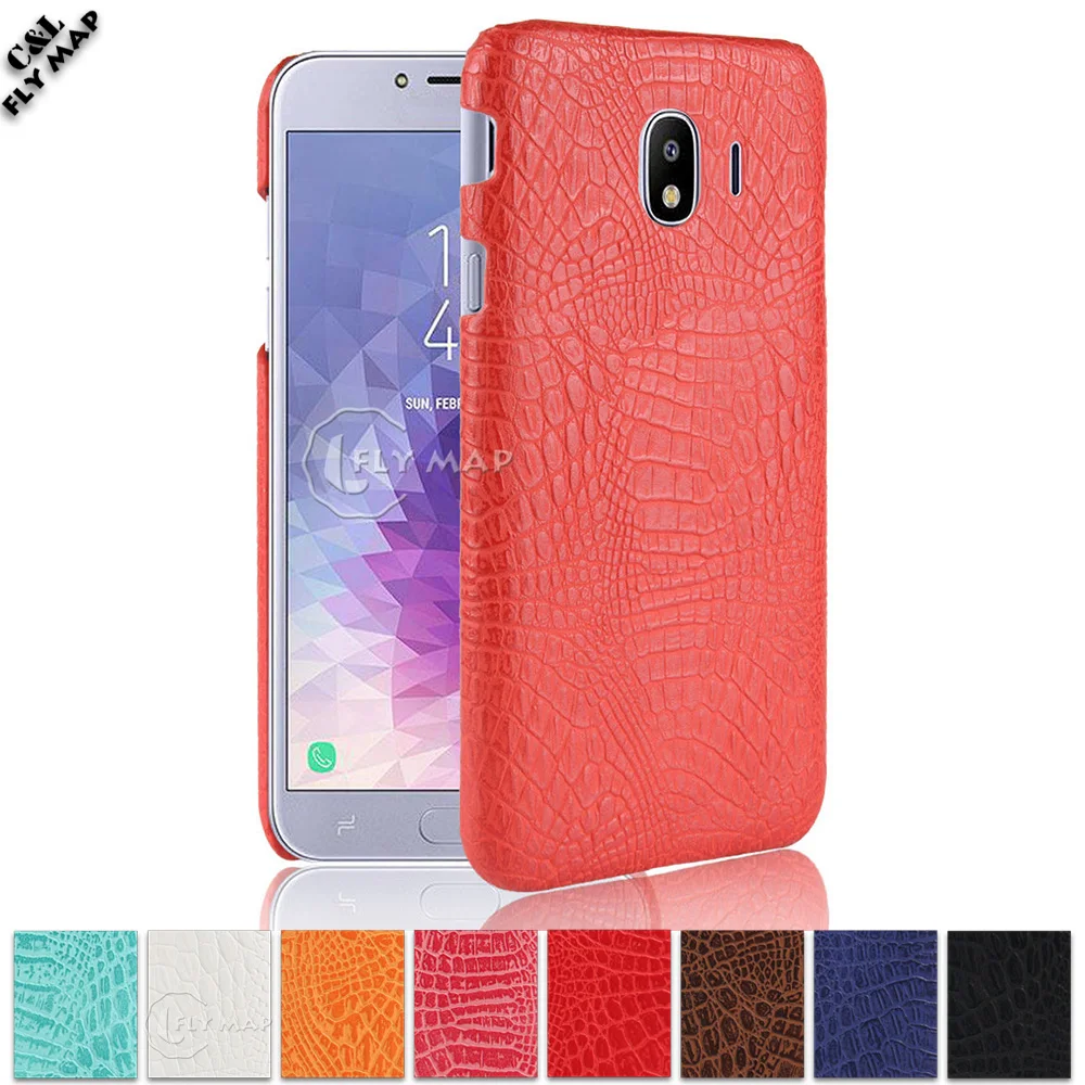Crocodile Case for Samsung Galaxy J4 2018 J400 J400F J400F/DS Hard PC Protective Phone Cover SM-J400 SM-J400F SM-J400F/DS Case