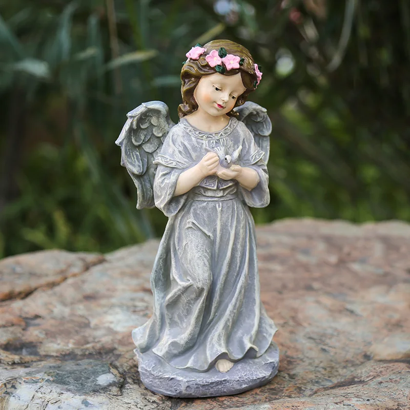 resin angels statues