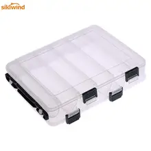 12 Compartments Transparent Double Sided Box Case Bait Lures Shrimp Tackle Storage Box Container Carp Fishing Accessories