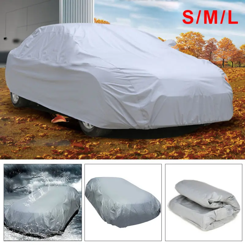 

4 Seasons Universal Car Styling Clothing PEVA Single-layer cover Accept LOGO Custom Anti-Rain Anti-Sun Anti-Snow Dust-proof