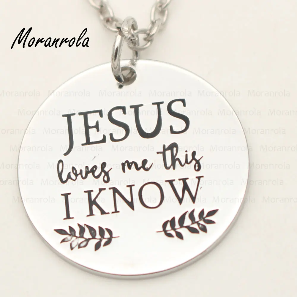 

New arried"Jesus Loves Me This I Know "necklace keychain charm , Christian jewelry Jesus necklace gift for Christmas