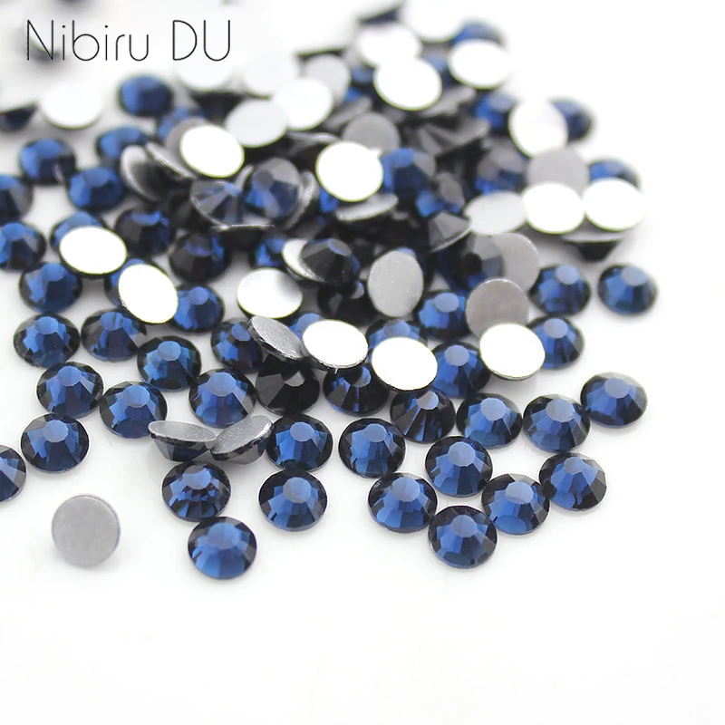 

Shiny Crystal Nail Rhinestones SS3-SS30 Montana Non Hotfix Strass Glitter Loose Stone For Nails Decorations