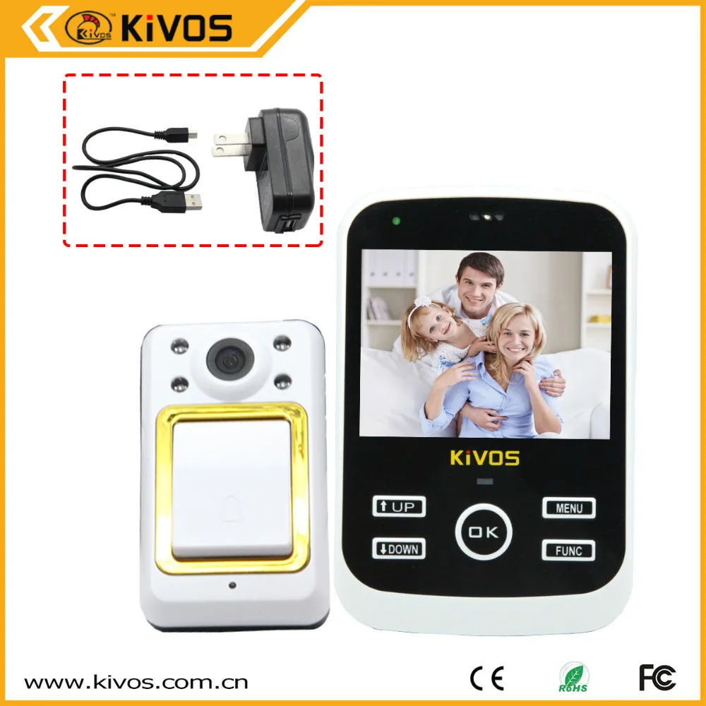 free sample KIVOS KDB01 Door Knocker With Peephole Viewer | Безопасность и защита