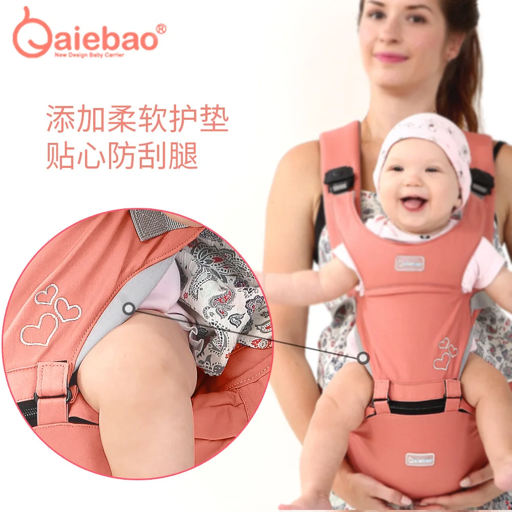 AIEBAO многофункциональная Детская сумка кенгуру из хлопка рюкзак для путешествий