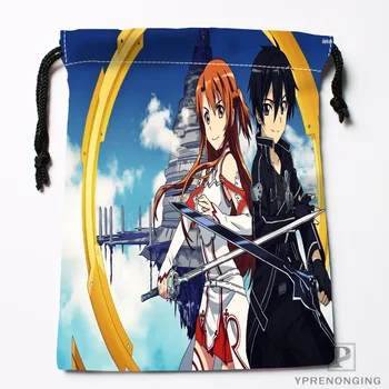 

Custom Sword Art Online Drawstring Bags Printing Travel Storage Mini Pouch Swim Hiking Toy Bag Size 18x22cm#0412-11-103