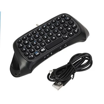 

Mini Wireless Bluetooth Keyboard 3.5mm Plug KeyPad Adapter Message Chatpad for PlayStation 4 GDeals