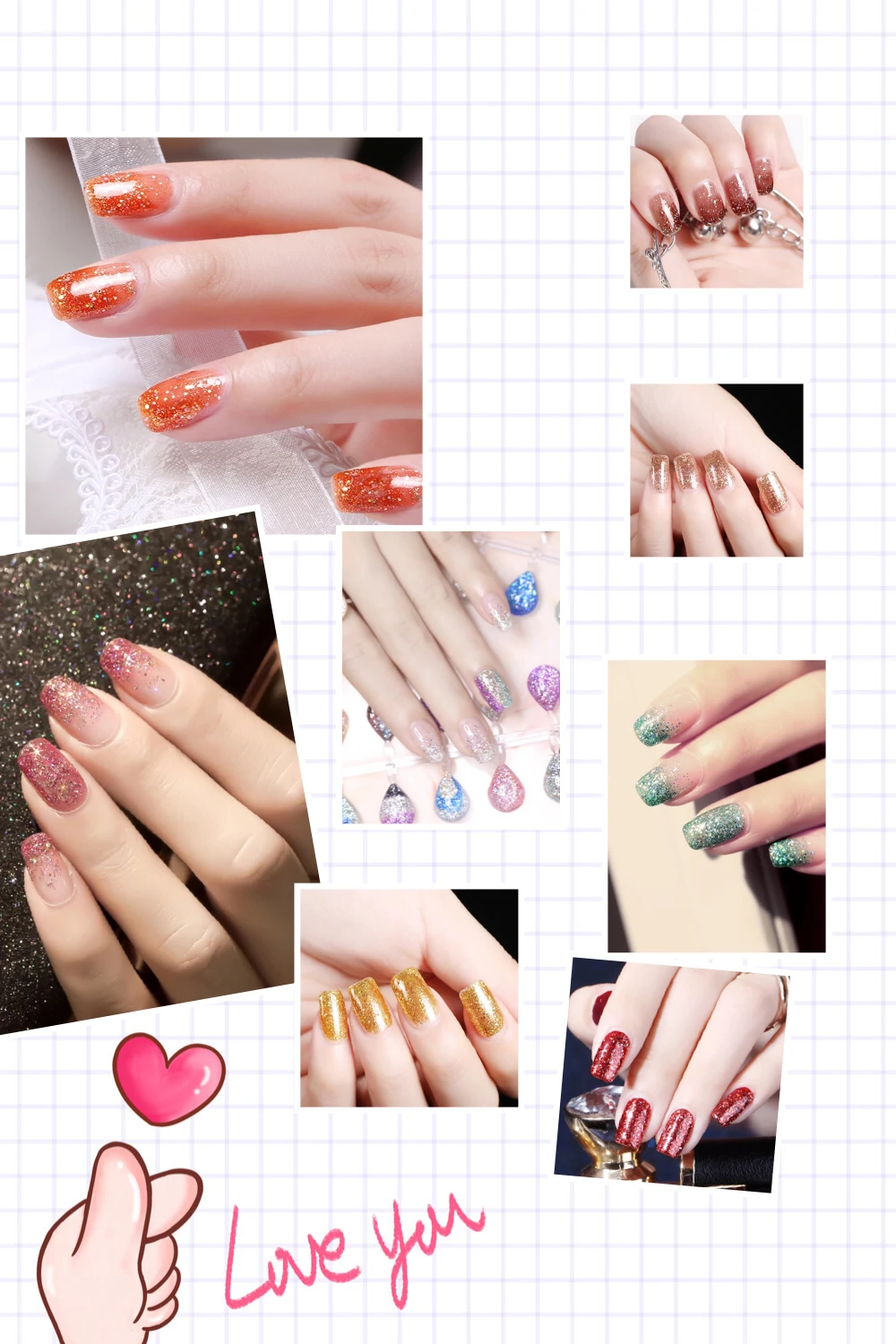 elite99 bling glitter diamond gel nail polish