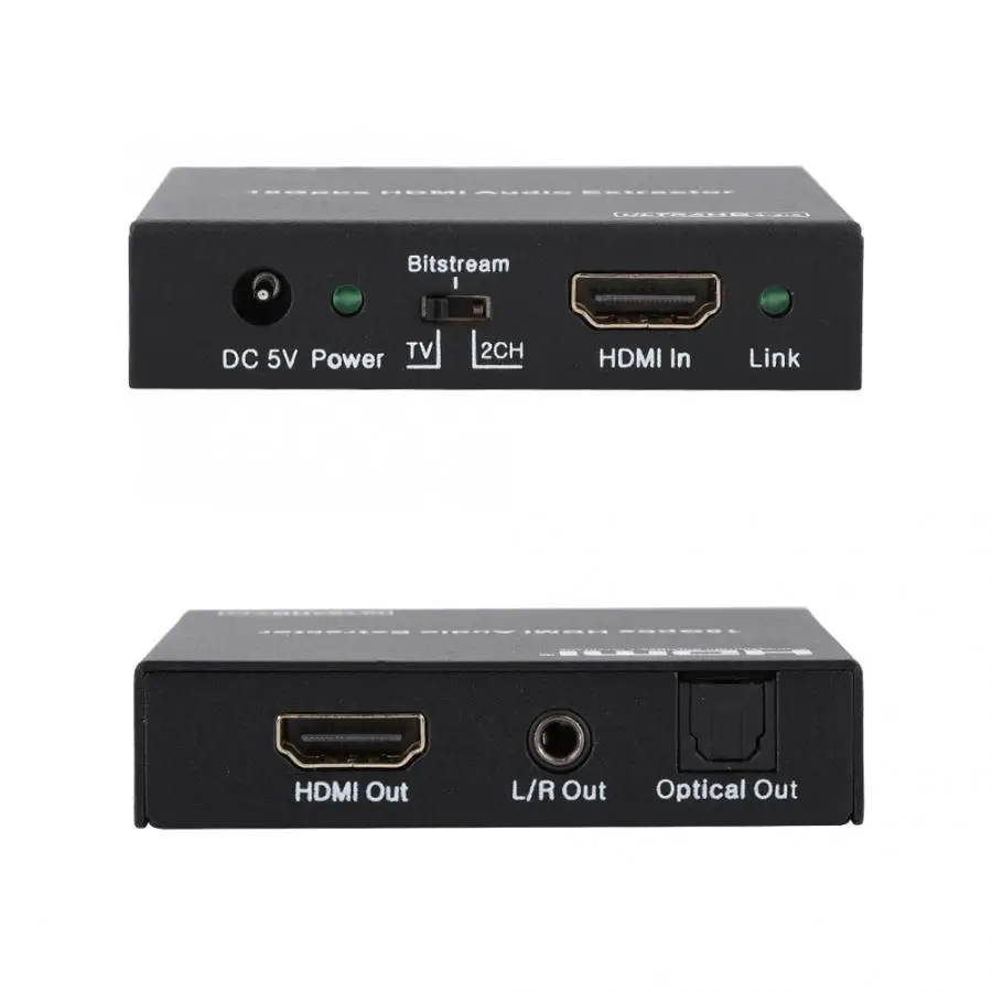 Многофункциональный с HDCP 2 HDMI 18 Гбит/с аудио видео экстрактор поддержка 4K EU 100 240V| |