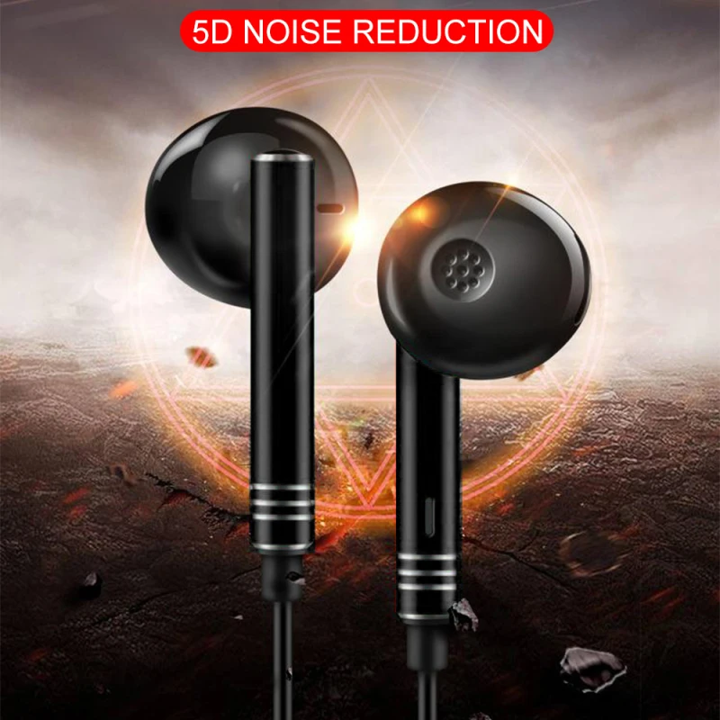 

Aluminum alloy mobile phone Earphone in-ear headset with Mic for Apple Android Universal Bass Tuning with Wheat Call