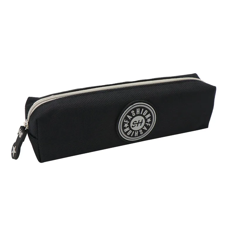 

Hot new small pencil bag student stationery school supplies pencil pouch 1 zipper solid color pencil case