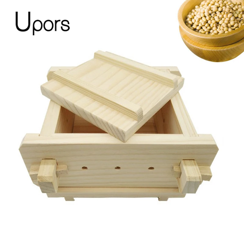 UPORS DIY деревянный пресс для тофу 16*12*9 см съемный домашнего коробка с прессом набор