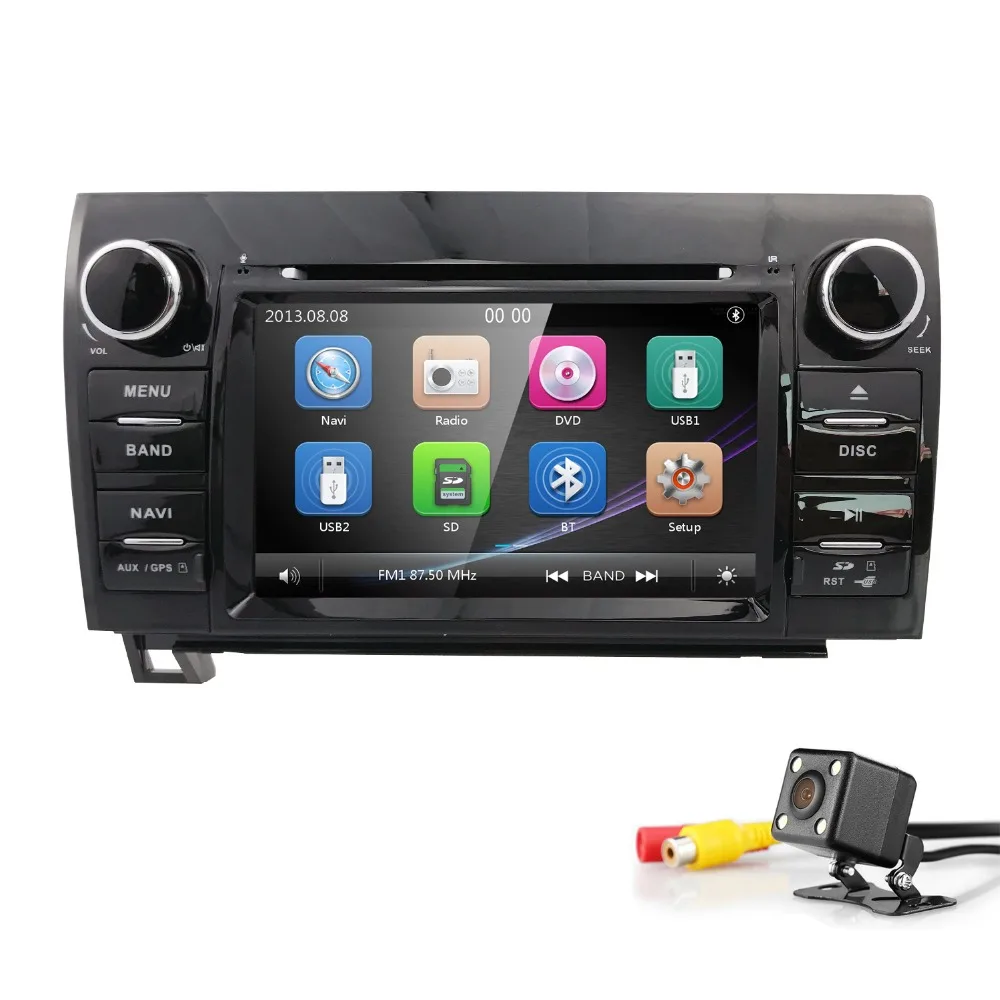 2 din Car Radio Car DVD Player for Toyota Tundra Sequoia 2007 2008 2009